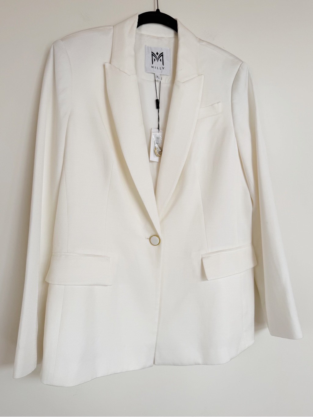 Milly Alexa Viscose Twill Jacket Size 6 New Nwt